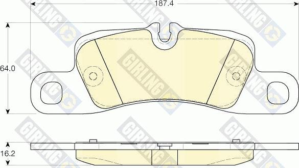 Roulunds Rubber 875583 - Komplet Pločica, disk-kočnica www.molydon.hr