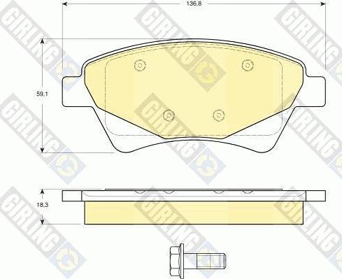 Magneti Marelli BP1323 - Komplet Pločica, disk-kočnica www.molydon.hr