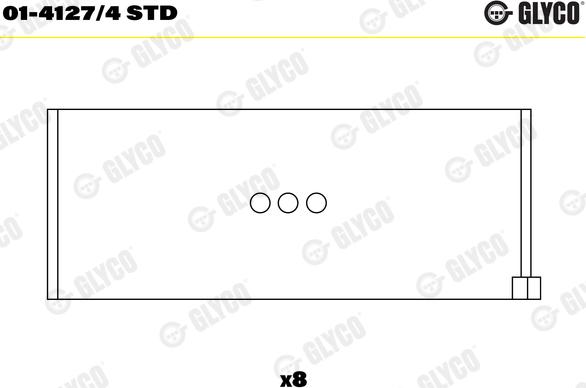 Glyco 01-4127/4 STD - Ležaj klipnjače www.molydon.hr