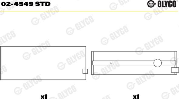 Glyco 02-4549 STD - Ležaj radilice www.molydon.hr