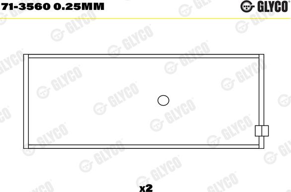 Glyco 71-3560 0.25mm - Ležaj klipnjače www.molydon.hr