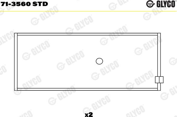 Glyco 71-3560 STD - Ležaj klipnjače www.molydon.hr