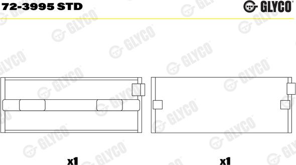 Glyco 72-3995 STD - Ležaj radilice www.molydon.hr