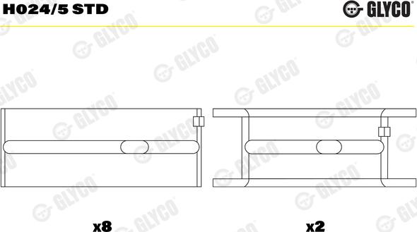 Glyco H024/5 STD - Ležaj radilice www.molydon.hr