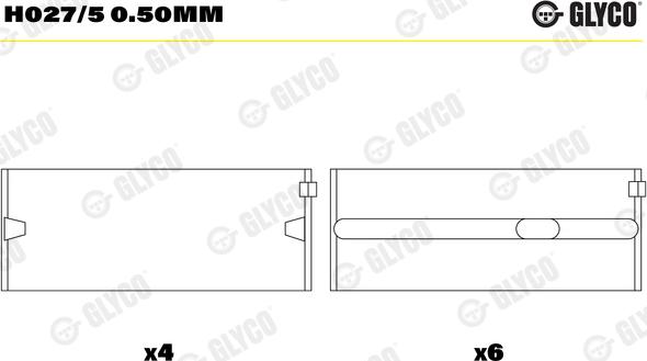 Glyco H026505 - Ležaj radilice www.molydon.hr