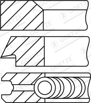 Goetze Engine 08-782500-10 - Komplet klipnih prstenova www.molydon.hr