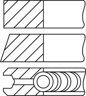 Goetze Engine 08-450500-00 - Komplet klipnih prstenova www.molydon.hr