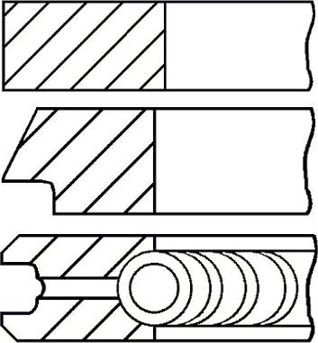 Goetze Engine 08-436500-00 - Komplet klipnih prstenova www.molydon.hr