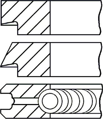 Goetze Engine 08-438306-00 - Komplet klipnih prstenova www.molydon.hr