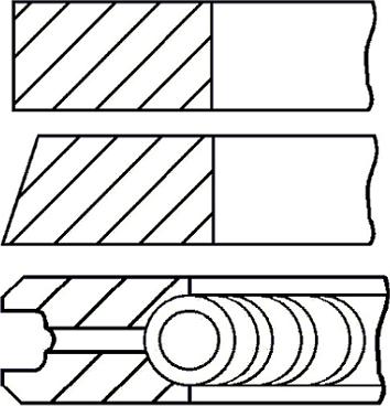 Goetze Engine 08-435700-00 - Komplet klipnih prstenova www.molydon.hr