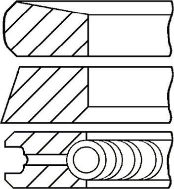 Goetze Engine 08-424900-00 - Komplet klipnih prstenova www.molydon.hr