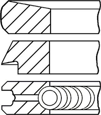 Goetze Engine 08-107000-00 - Komplet klipnih prstenova www.molydon.hr