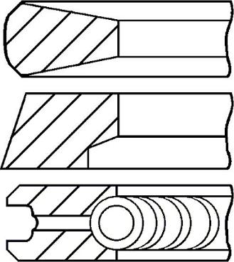 Goetze Engine 08-523100-00 - Komplet klipnih prstenova www.molydon.hr