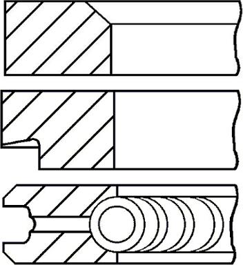 Goetze Engine 08-438500-00 - Komplet klipnih prstenova www.molydon.hr