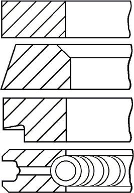 Goetze Engine 08-177800-00 - Komplet klipnih prstenova www.molydon.hr