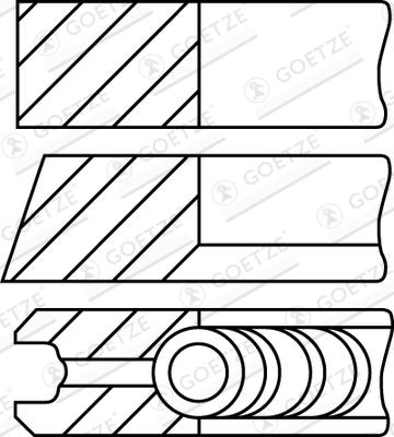 Goetze Engine 08-336500-10 - Komplet klipnih prstenova www.molydon.hr