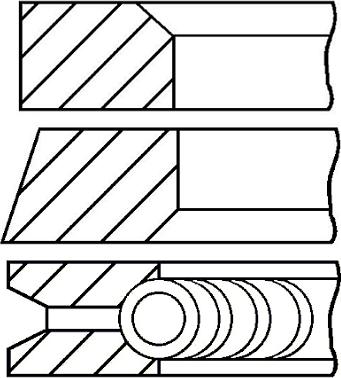 Goetze Engine 08-336600-00 - Komplet klipnih prstenova www.molydon.hr