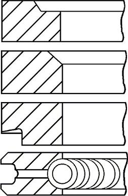 Goetze Engine 08-348000-10 - Komplet klipnih prstenova www.molydon.hr