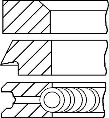 Goetze Engine 08-215300-10 - Komplet klipnih prstenova www.molydon.hr