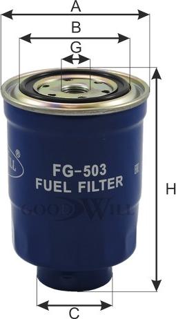 GoodWill FG 503 - Filter za gorivo www.molydon.hr