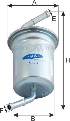 GoodWill FG 511 - Filter za gorivo www.molydon.hr