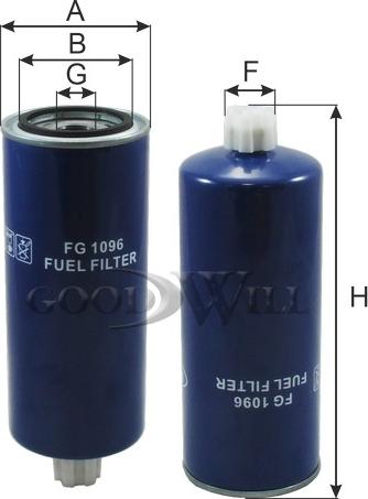 GoodWill FG 1096 - Filter za gorivo www.molydon.hr