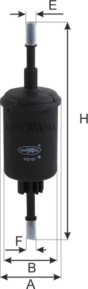 GoodWill FG 101 - Filter za gorivo www.molydon.hr