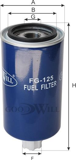 GoodWill FG 125 - Filter za gorivo www.molydon.hr