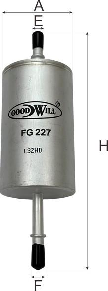 GoodWill FG 227 - Filter za gorivo www.molydon.hr