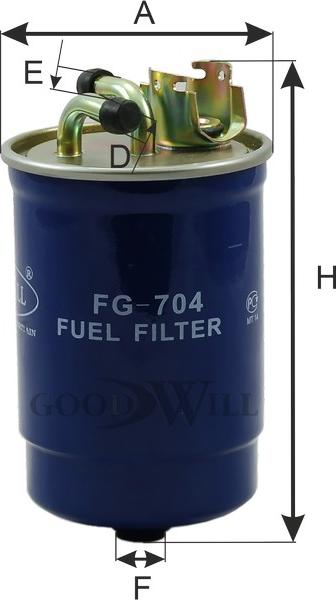 GoodWill FG 704 - Filter za gorivo www.molydon.hr