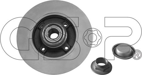 GSP 9230145K - Kočioni disk www.molydon.hr