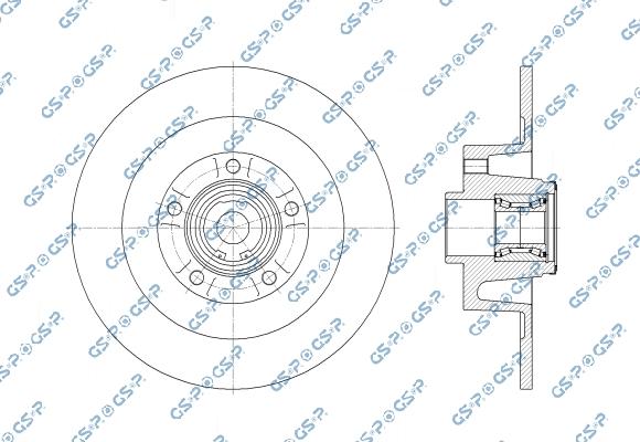 GSP 9230175 - Kočioni disk www.molydon.hr