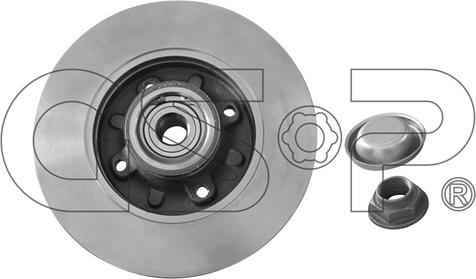 GSP 9225042K - Kočioni disk www.molydon.hr