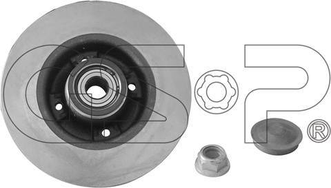 GSP 9225019K - Kočioni disk www.molydon.hr