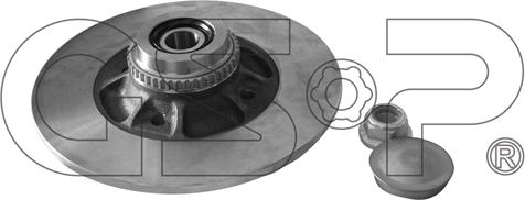 GSP 9225039K - Kočioni disk www.molydon.hr