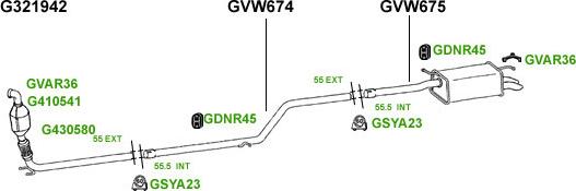 GT Exhausts G931311 - Ispušni sistem www.molydon.hr