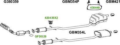 GT Exhausts G420430 - Ispušni sistem www.molydon.hr