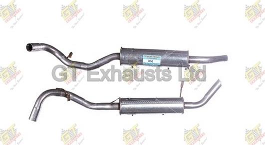 GT Exhausts GAN545 - Zadnji Ispušni lonac www.molydon.hr