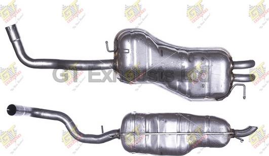 GT Exhausts GAU233 - Zadnji Ispušni lonac www.molydon.hr