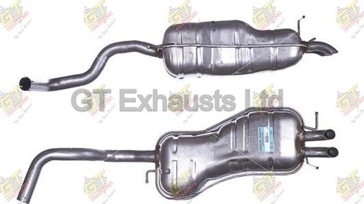 GT Exhausts GAU232 - Zadnji Ispušni lonac www.molydon.hr