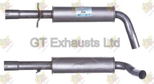 GT Exhausts GAU276 - Srednji Ispušni lonac www.molydon.hr