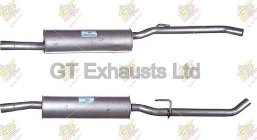 GT Exhausts GCN555 - Srednji Ispušni lonac www.molydon.hr