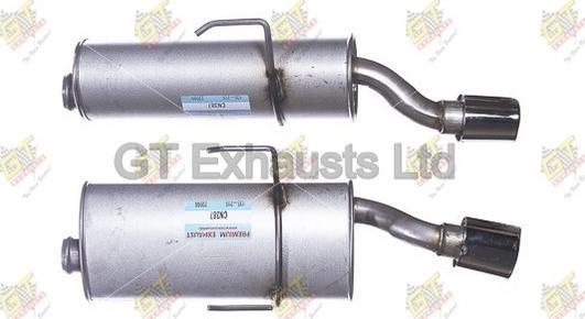 GT Exhausts GCN387 - Zadnji Ispušni lonac www.molydon.hr