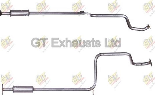 GT Exhausts GDN440 - Srednji Ispušni lonac www.molydon.hr