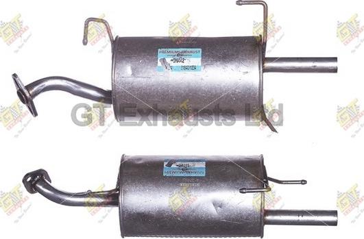 GT Exhausts GDN442 - Zadnji Ispušni lonac www.molydon.hr