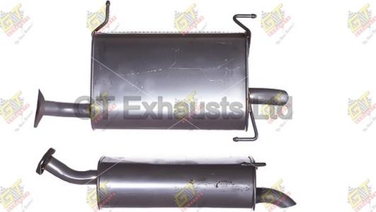 GT Exhausts GDN452 - Zadnji Ispušni lonac www.molydon.hr