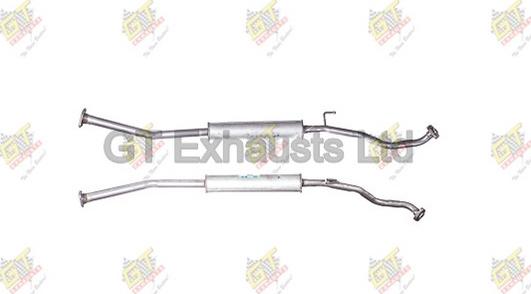 GT Exhausts GDN540 - Srednji Ispušni lonac www.molydon.hr