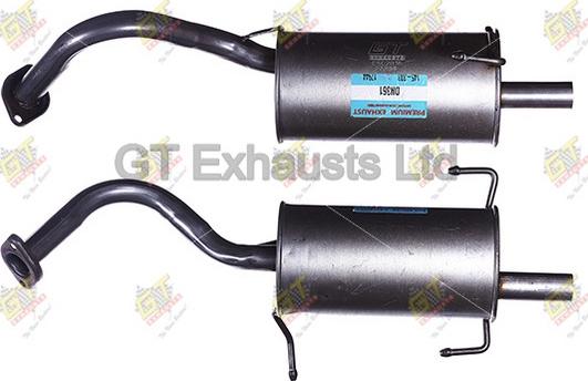 GT Exhausts GDN361 - Zadnji Ispušni lonac www.molydon.hr