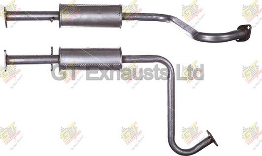 GT Exhausts GDW007 - Srednji Ispušni lonac www.molydon.hr