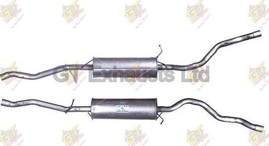 GT Exhausts GFE545 - Srednji Ispušni lonac www.molydon.hr